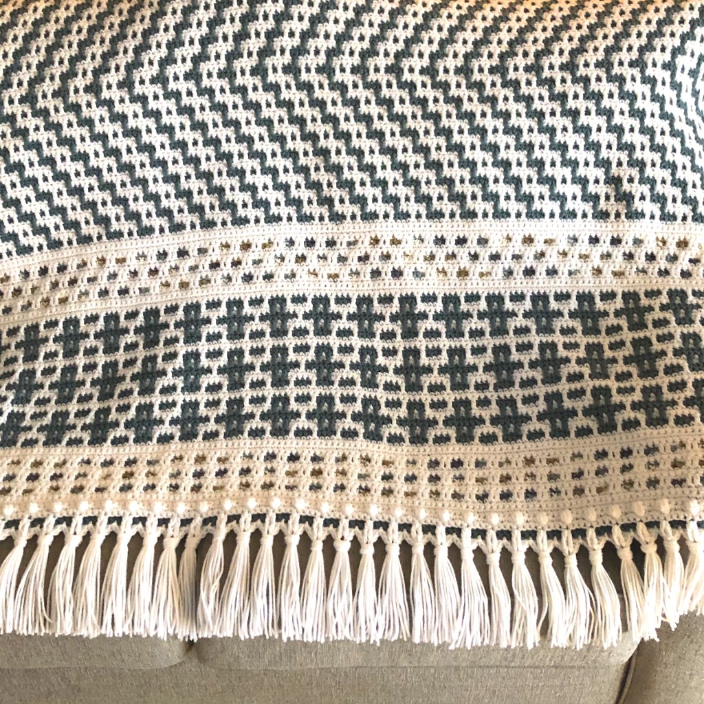 Woven Mosaic Crochet Blanket&nbsp;Pattern